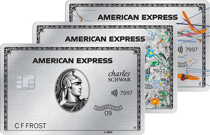 Charles Schwab American Express Platinum cards
