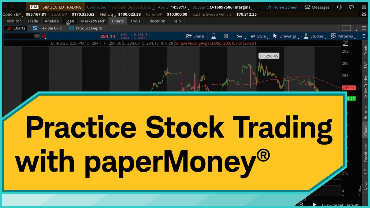 thinkorswim® paperMoney®: Stock Trading Simulator