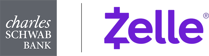Charles Schwab Bank and Zelle logo